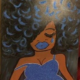 „Feeling Blue“ 16x20 lærred for engroshandel hos NPO Creations