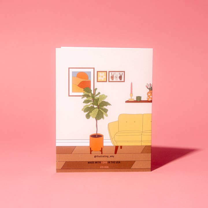 Illustrating Amy - Wholesale Housewarming Card - Congrats New Home Card3