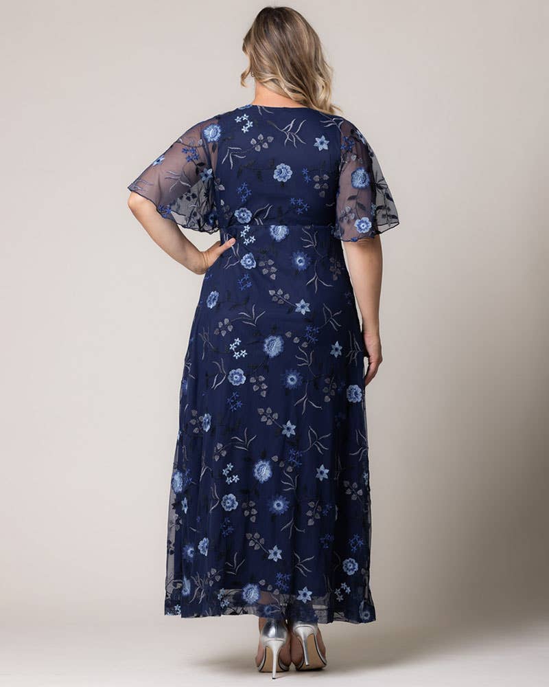 Kiyonna – wholesale Gown – Women's – Embroidered Elegance Evening Gown - Plus Size16