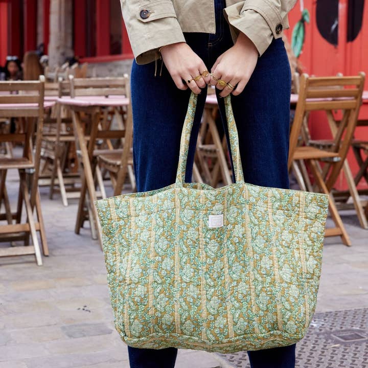 Bonheur du Jour - Wholesale Tote Bag - Women's - Trotter Bag - Anjali Olive2