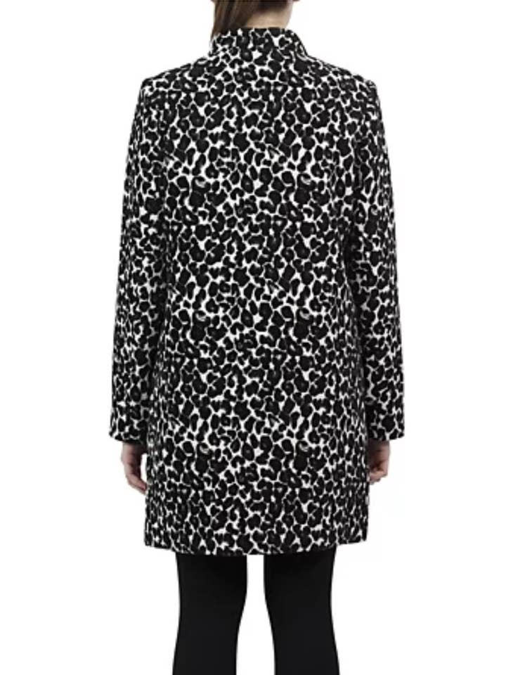 Love Token Mid-Length Leopard Print Coat for wholesale on Faire1