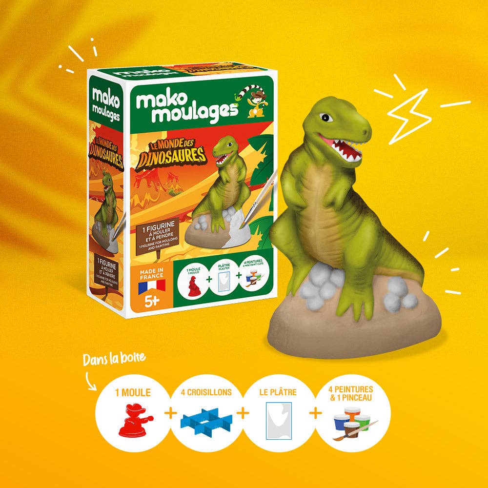 Mako Créations - Wholesale DIY Craft Kit - Kids - Mako Tyrannosaurus castings/Creative unit kit1