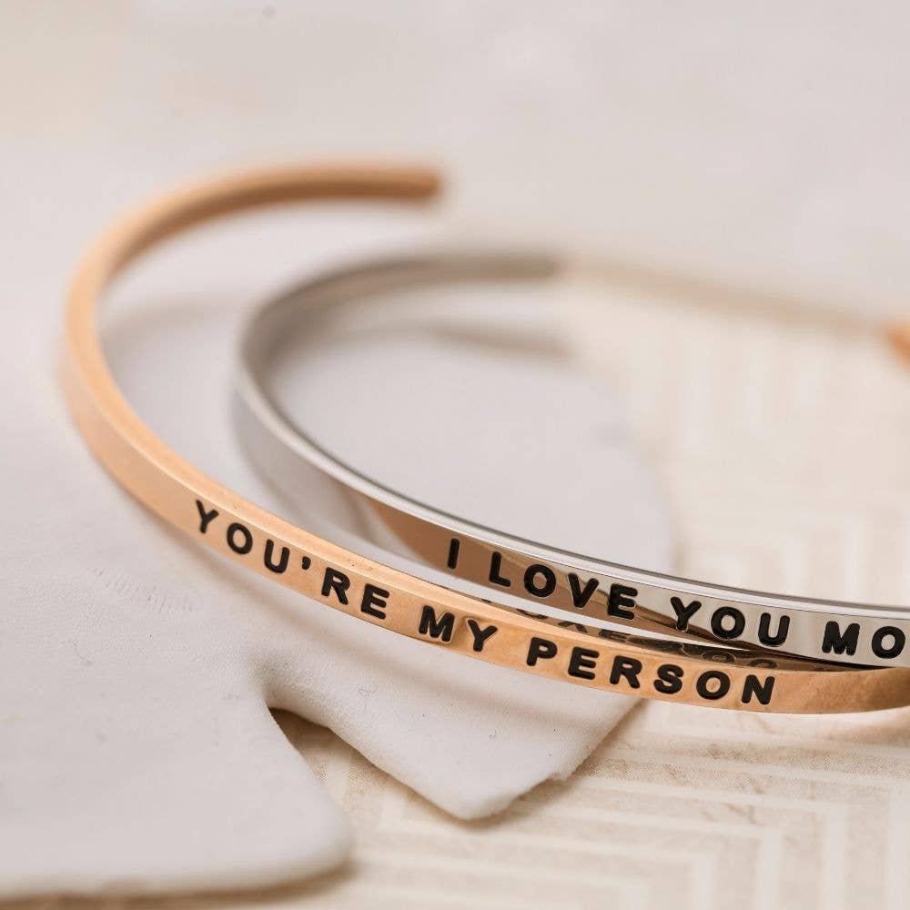 MantraBand - Wholesale Cuff Bracelet - You're My Person - inspirational mantraband® cuff bracelet5