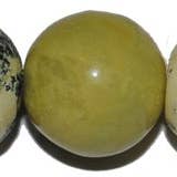 Yellow Turquoise (Serpentine) Bead for wholesale by Dmineral