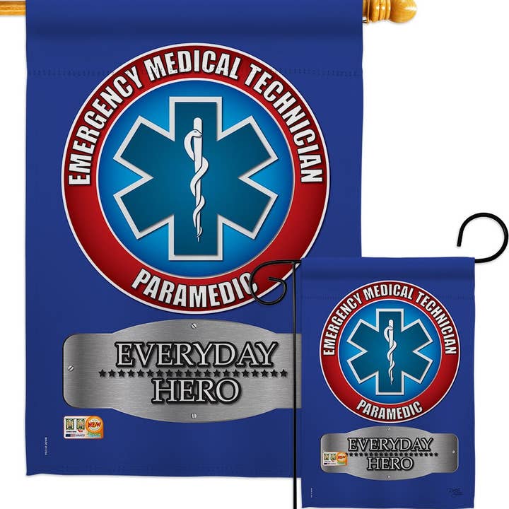 Two Group Flag Co – Großhandel Flagge – EMT-Ersthelfer Dekor-Flagge3