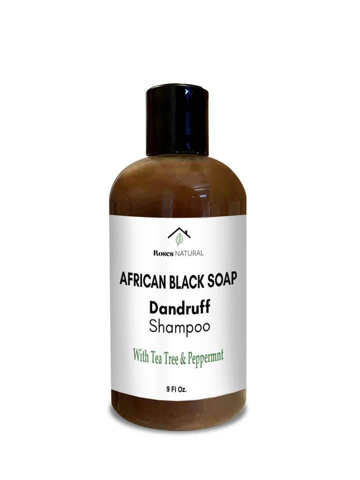 African Black Soap Dandruff Shampoo for wholesale by Roses Natural