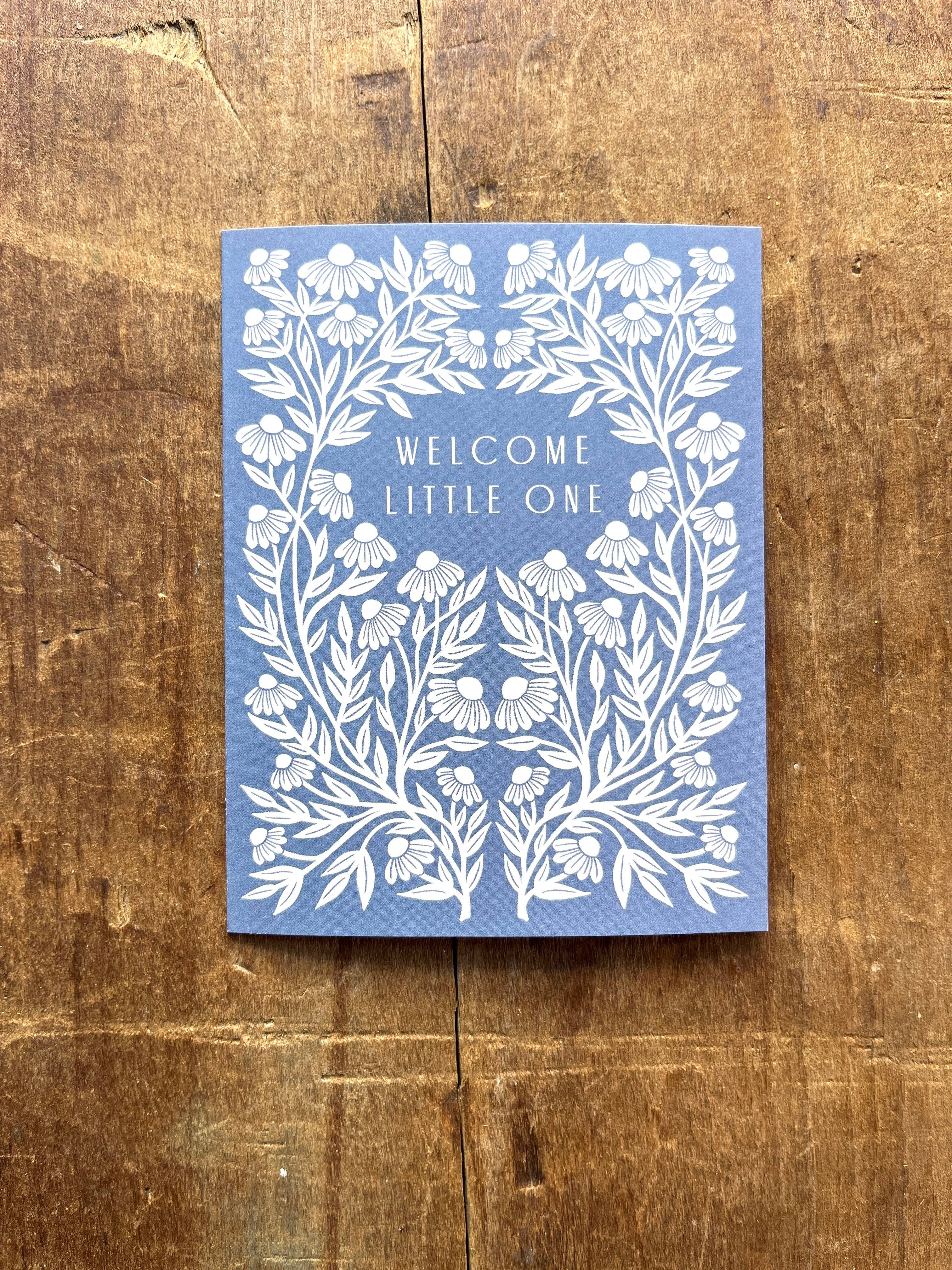 Katharine Watson - Vente Cartes bébé - Carte de vœux « Welcome Little One »2