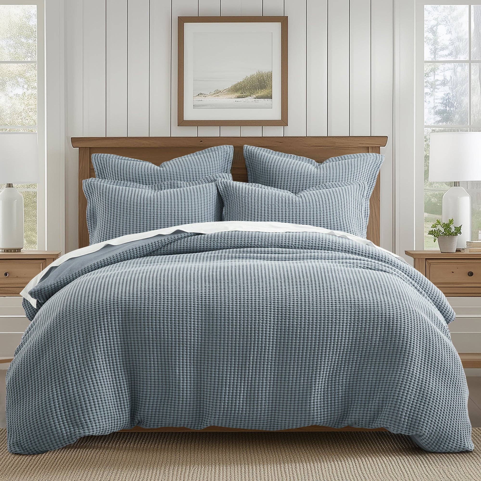 Levtex Home - Wholesale Bedding Set - Mills Waffle Duvet Set76