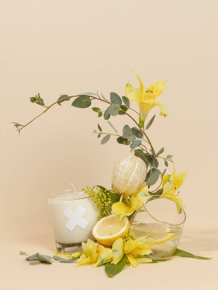 Cocktail samling | 11 oz Lemoncello soja stearinlys for engroshandel hos Wax Buffalo Pure Soy Candle Co.