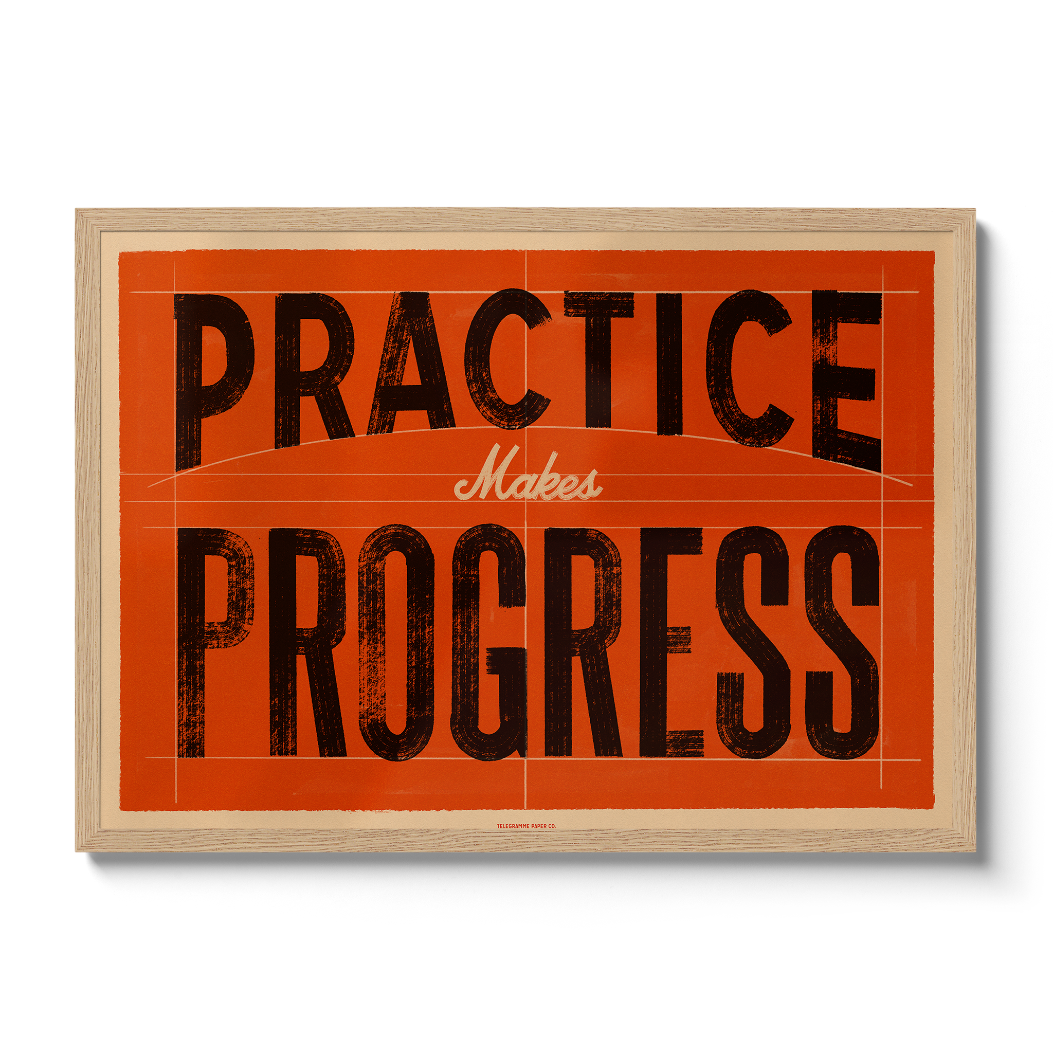 Telegramme Paper Co. - Wholesale Art Print - Practice Makes Progress7