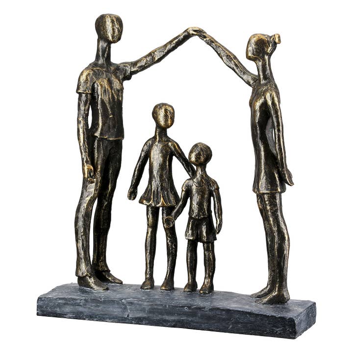Sculpture Family Protecting Hands H. 30 cm, PU 1 for wholesale by Gilde Handwerk Macrander GmbH & Co. KG