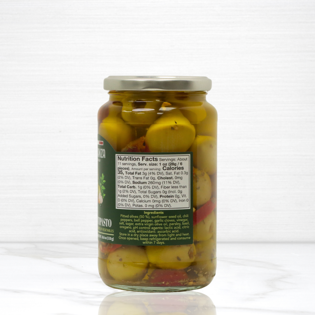 TerraMar Imports - Wholesale Olives - 2-Pack of Olive Antipasto - 18.6 oz1