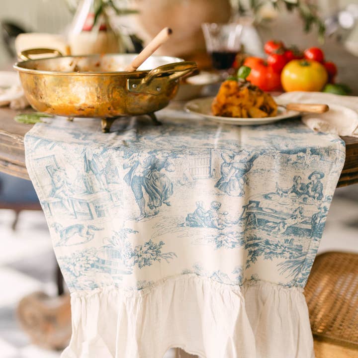NADIA & CO - Wholesale Table Runner - Siena Toile Runner