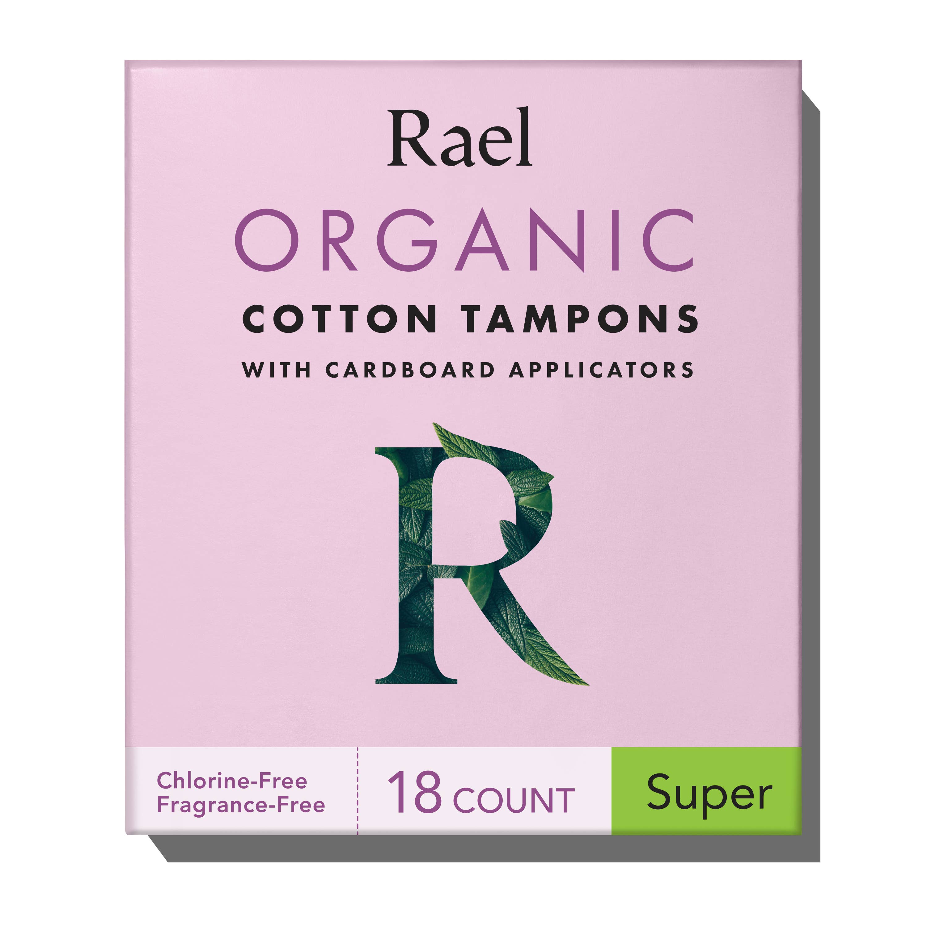 Rael Organic Cotton Cover Panty Liners - Long