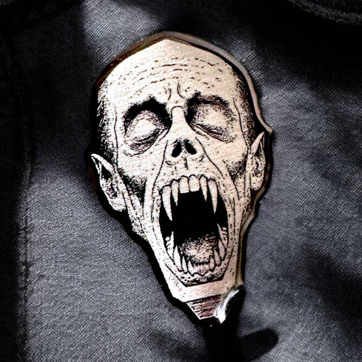 The Enamel Pin Factory - Wholesale Lapel Pin/Button - Vampire - Eco Enamel Pin Badge0