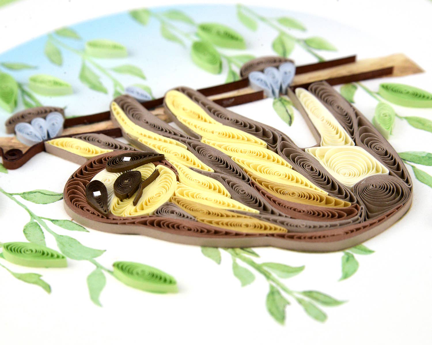 Quilling Card - Wholesale Everyday Greeting Card - Sloth Everyday Quilled Greeting Card2