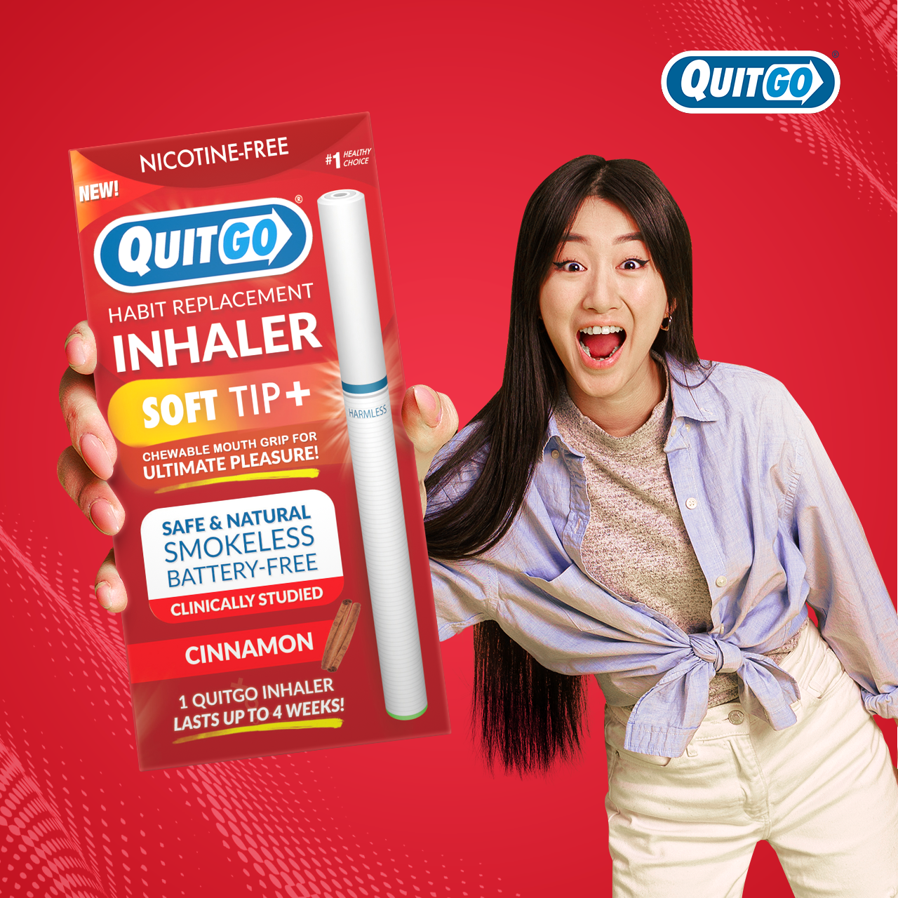 QuitGo - Wholesale Aromatherapy Inhaler - QuitGo® Flavored Air – Cinnamon2