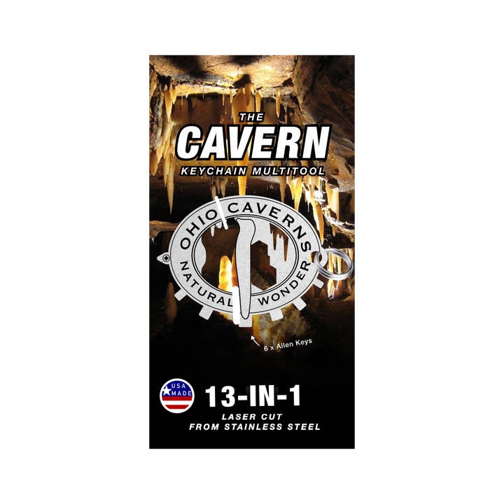 Zootility – Engroshandel Nøglering - Unisex – Brugerdefineret nøglering 12-i-1 multiværktøj12