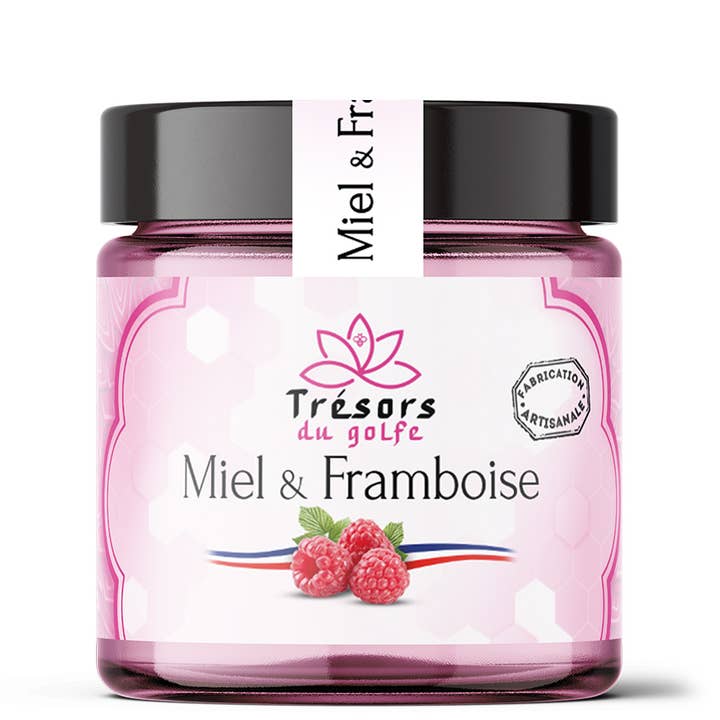 Honey & Pink Raspberry - Honey-Based Preparation for wholesale by TRESORS DU GOLFE