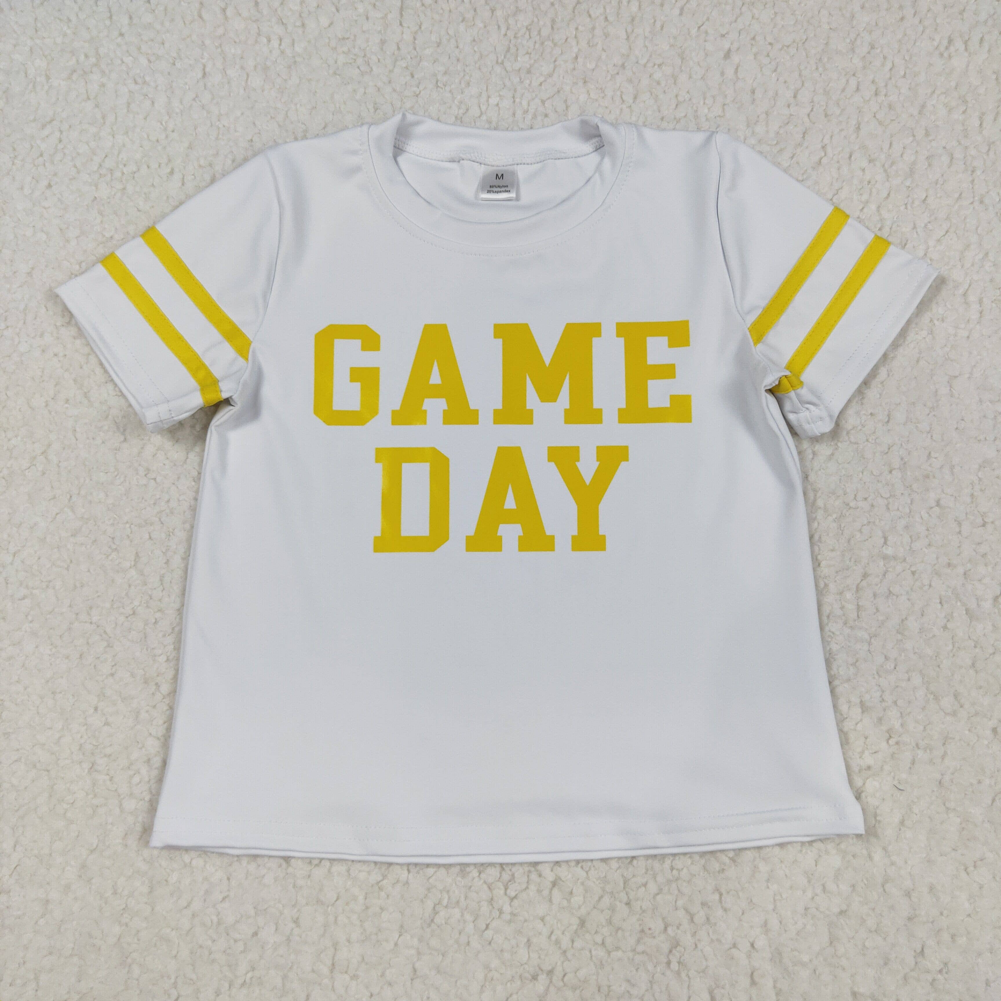 Aier Wholesale - Wholesale Screen Printed T-Shirt - Kids - Sibling Baby Girls Game Day Yoga Active Team Tee Shirts Tops0