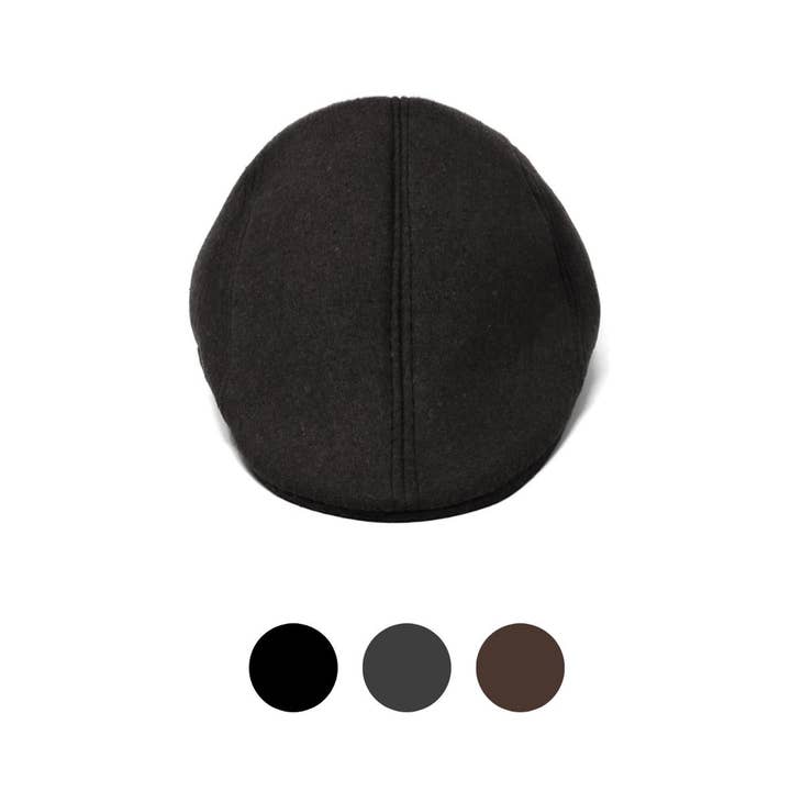 Selini New York - Wholesale Newsboy/Schoolboy Hat - Unisex - Fall/Winter Herringbone Ivy Hats - IH10337