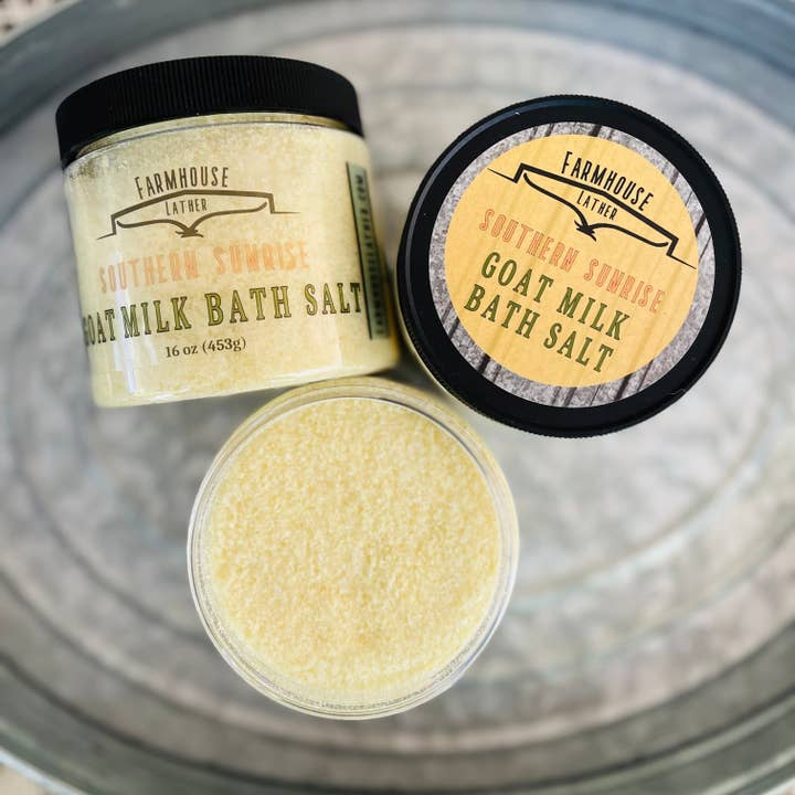 Södra soluppgången - Getmjölksbadssalt för wholesale av Farmhouse Lather