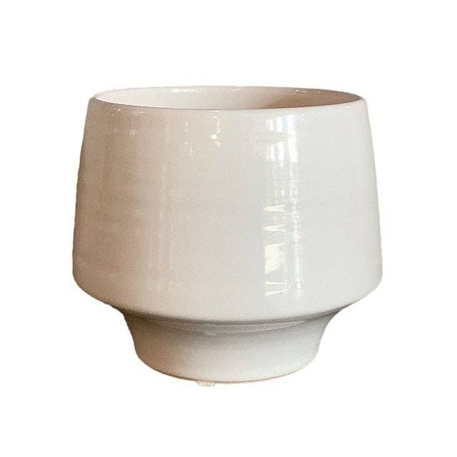 Ceramics Limburg - Wholesale Plant Pot - Vida pot shiny white S0