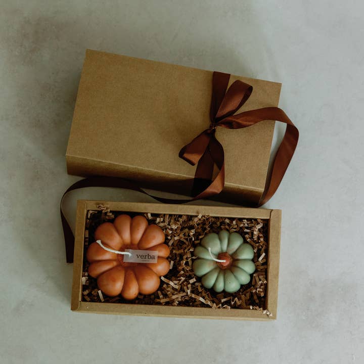 Verba candle co - Wholesale Novelty Candle - Fall Pumpkin candle Gift box, Halloween, Fall decor Â