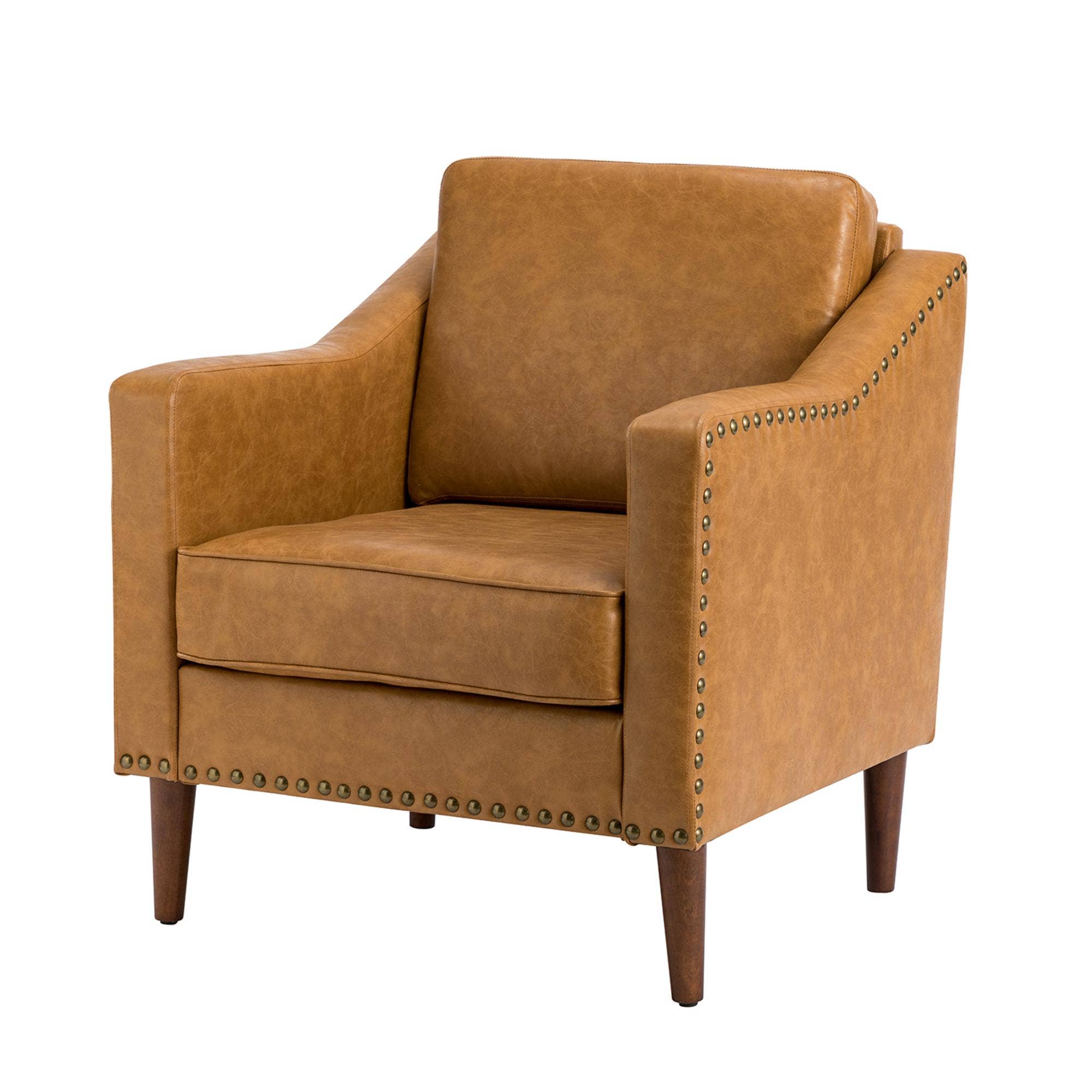 Karat Home - Wholesale Chair - Bonita Vegan Leather Armchair0