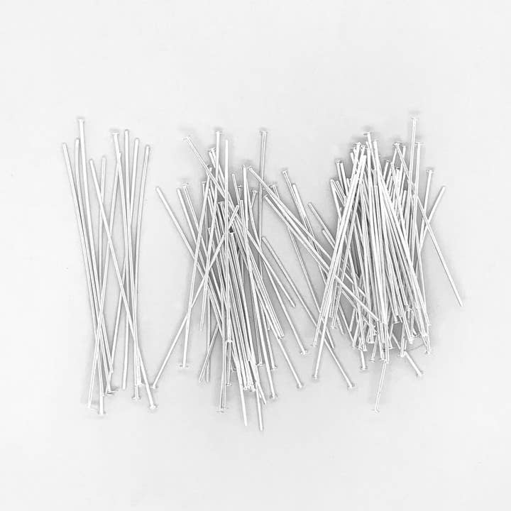 Classic Silver Headpins 100pc Assortment for wholesale by Jewelry Made by Me