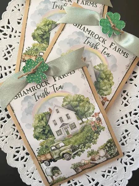 Irish Tea Kraft Envelope for wholesale by Our Designer