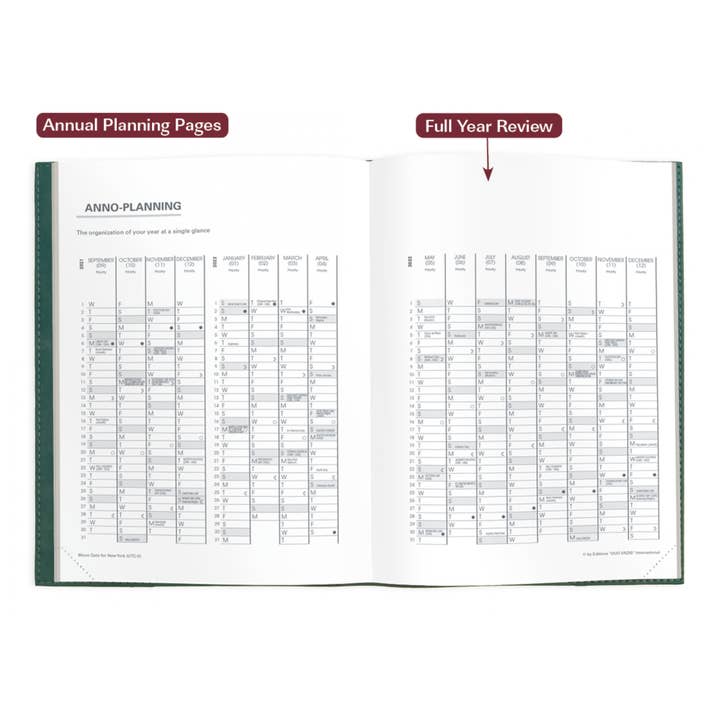 Exaclair - Wholesale Planner - Quo Vadis "Note" - Academic Planner - Aug '25 to Dec '263