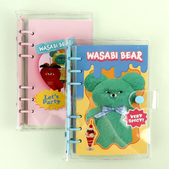 K_Wonderland - Wholesale Planner - Wasabi Bear 6-Ring Undated Planner Dairy Journal