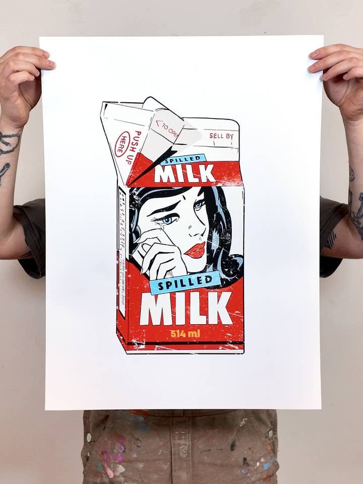 Spildt mælk print WIA X SoYou for engroshandel hos SoYou Clothing