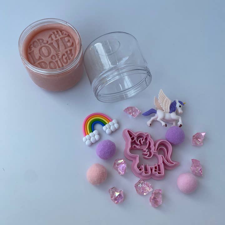 Unicorn Rainbow Double Jar for wholesale by For the Love of Dough Co