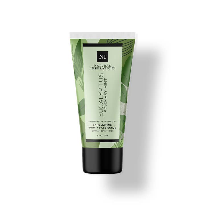 Natural Inspirations - Wholesale Body Scrub/Exfoliant - Eucalyptus Rosemary Mint Body + Face Scrub