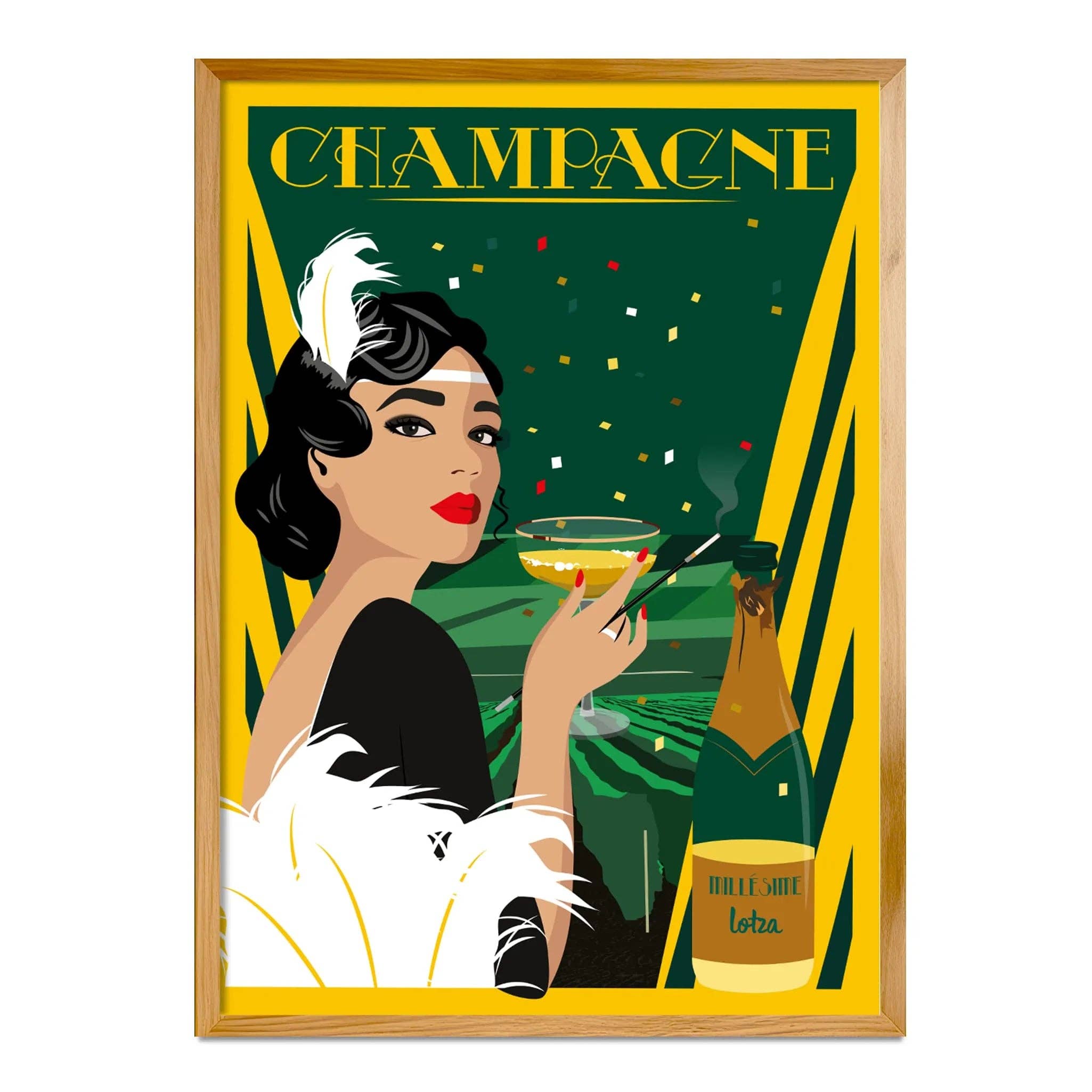 Lotza - Vente Poster - Affiche Champagne1