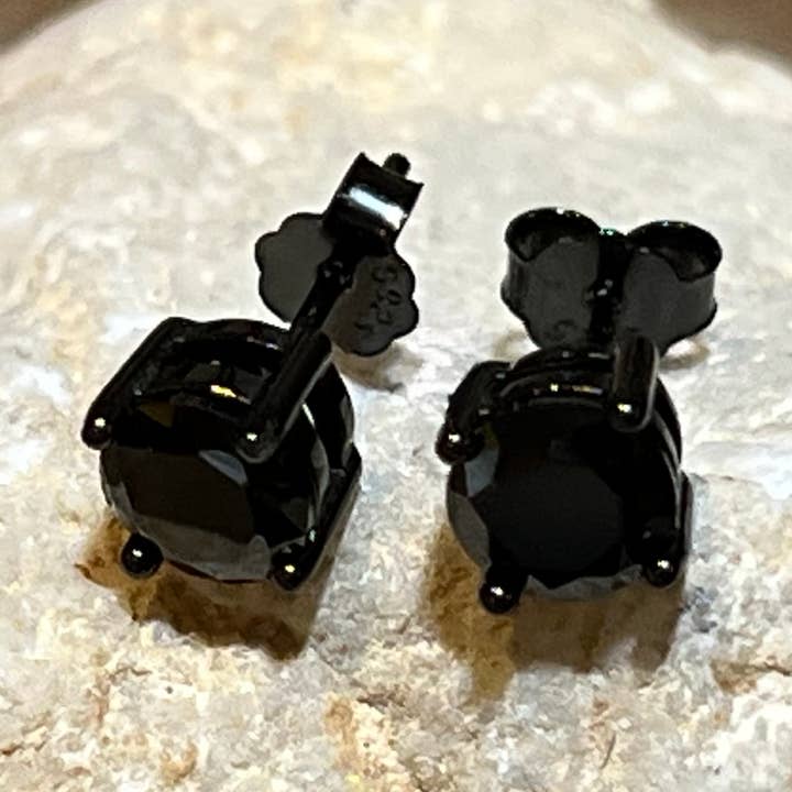 Spinello Nero e Orecchini in Rodio Nero - I più venduti per la vendita all'ingrosso da parte di Remcon Fine Jewels