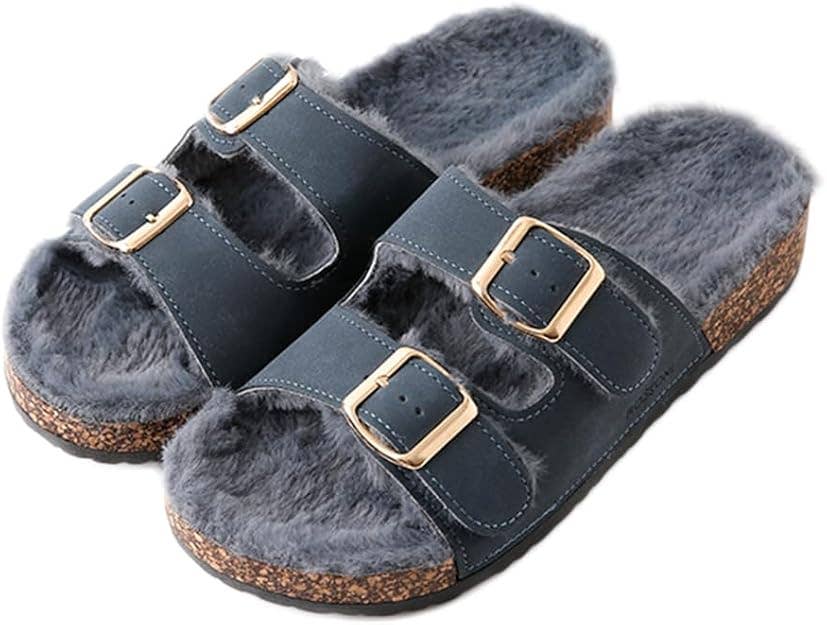 Roxoni - Vente Chaussons – femme - Chausson à bout ouvert pour femme Roxoni à double boucle réglable1