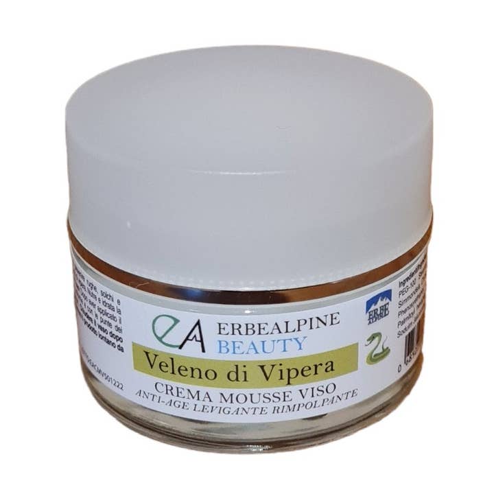 Crema Mousse Facial al Veneno de Víbora para venta al por mayor de Erbe Alpine di Fazzini Davide