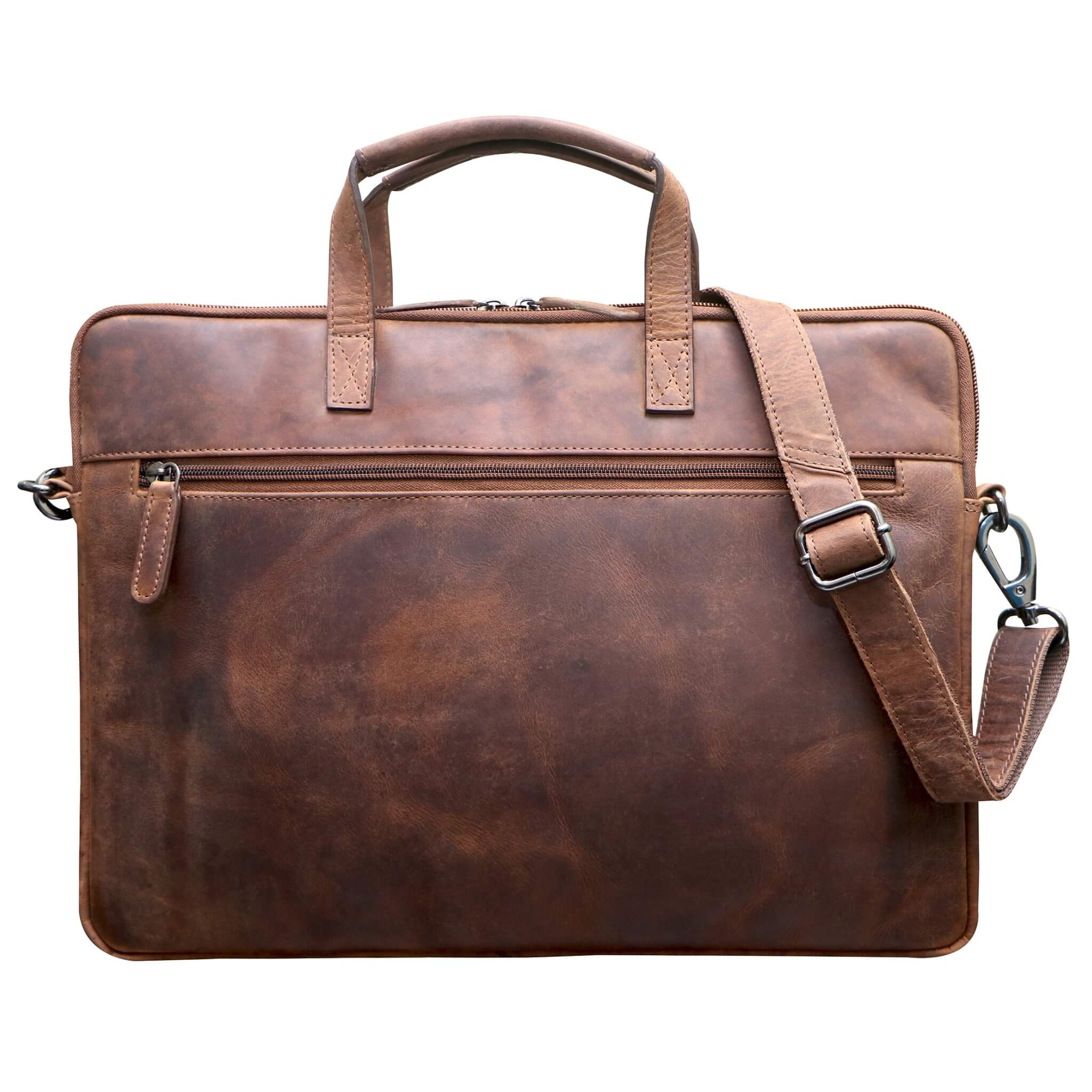 Greenwood - Wholesale Laptop Bag - Unisex - Fred Laptop Bag 13 Inch Leather with Detachable Shoulder Strap Macbook Air Sleeve6