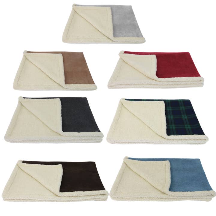 Coperta in Pile Sherpa per la vendita all'ingrosso da parte di Earthbound Italia