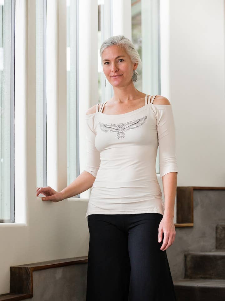 Leom Designs - Wholesale Shirt - Women's - Heart Wing Owl Top