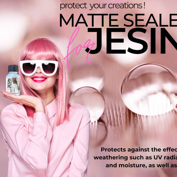 JESIN - Wholesale Craft Supplies - JESIN MATTE SEALER - 100ml / 3.38 fl.oz3