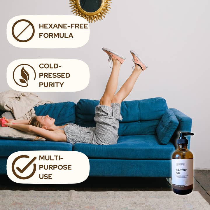 Elemental Wellness | Soap & Toxin-Free Living - Wholesale Bath/Body Oil - Organic Cold-Pressed Castor Oil | Hexane-Free & Therapeutic2