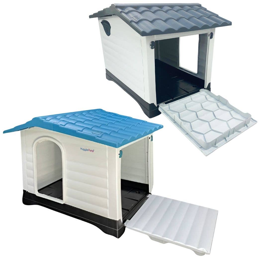 HugglePets - Wholesale Reismanden en benches voor huisdieren - Hond - HugglePets kunststof hondenkennel met onderstel (424)11