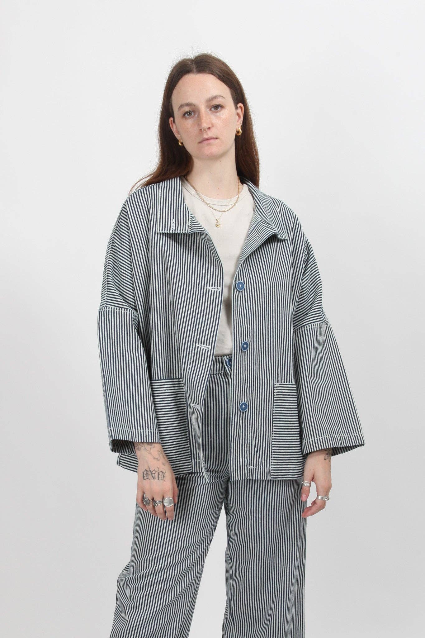 Marram Jacket - Conductor Stripe for wholesale on Faire0