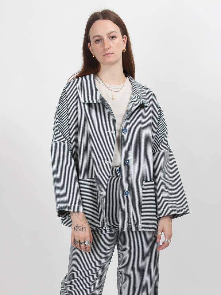 Marram Jacket - Conductor Stripe for wholesale on Faire