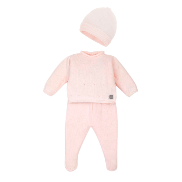 Minutus - Wholesale Clothing Set - Baby - Quinque pink 100% Cotton Set3