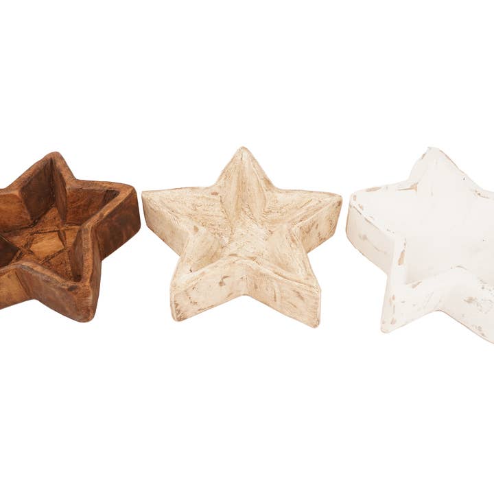 My Amigos Imports - Wholesale Candle Holder - Star Dough Bowl-Small-7x7x2 inches-Candle Ready-NEW14